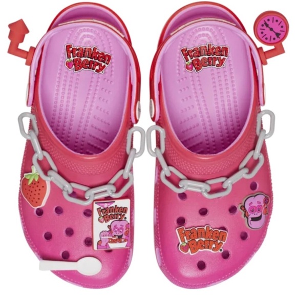 Crocs x FrankenBerry limited edition viral size 9w / 7m NWT - Picture 3 of 6